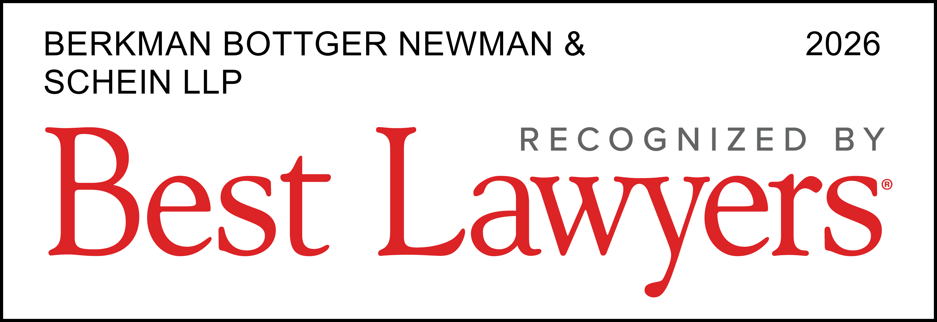 Best Lawyers - Berkman Bottger Newman & Schein